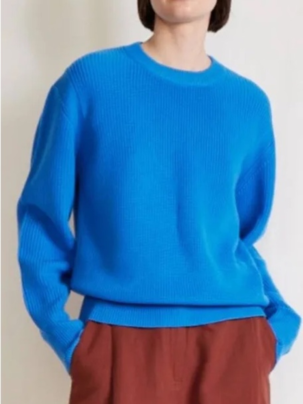 Apiece Apart Everyday Pullover Sweater - Blue